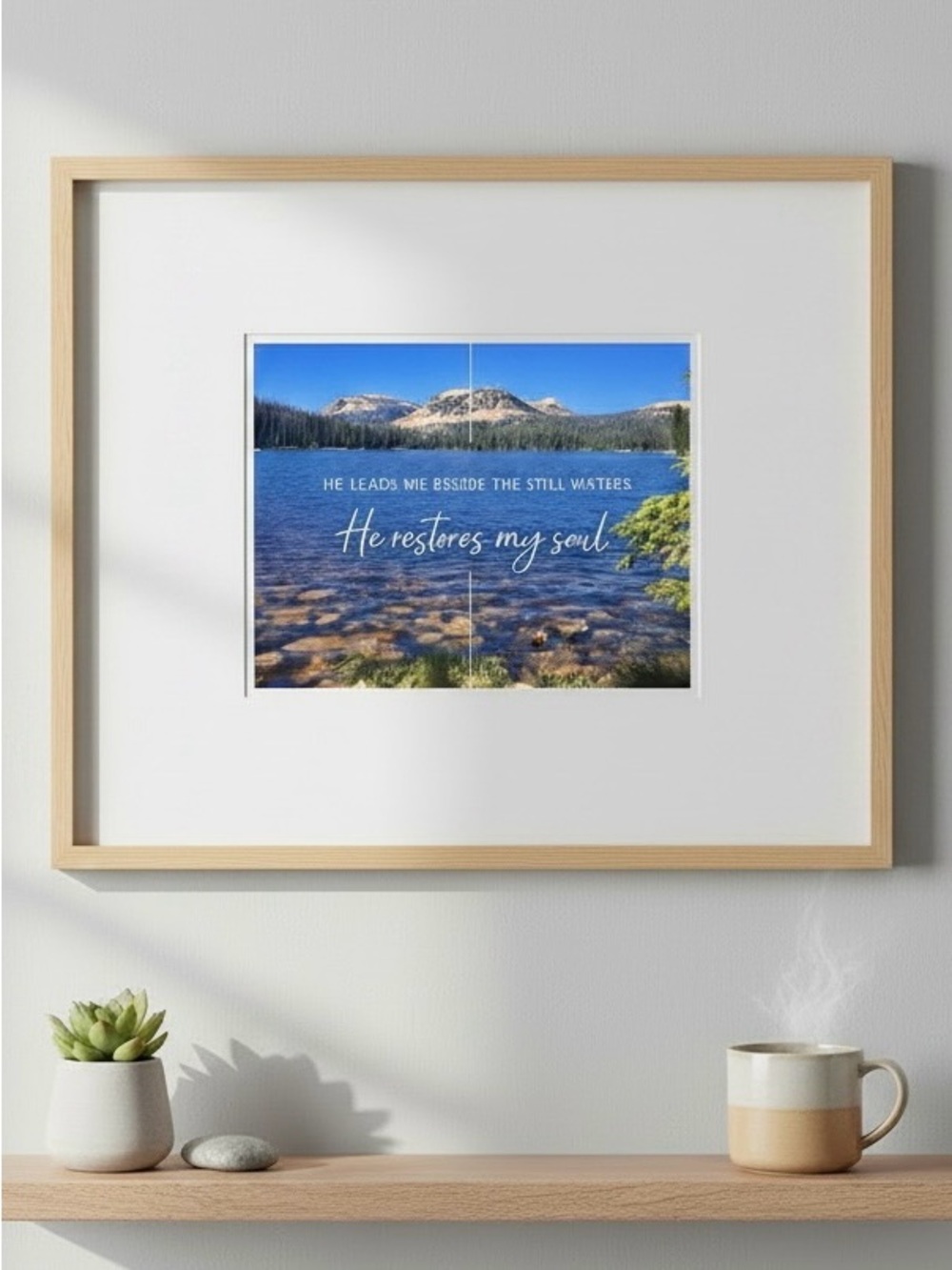 DDS Art Print, 8x10, Bible Verse, Paper Print, Unframed, Photo Inspired Series